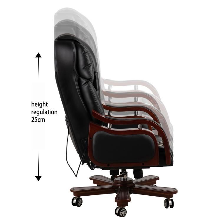 China Wholesale Electric Portable Body Shiatsu Swivel Executive Massage Chair PU Leather Reclining Office Massage Sofa Chair with Vibration