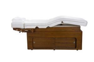 3 Motor Wood Base Electric Massage Beauty Bed High End Used Electric Massage Table with Big Cabinet (D2013-A)