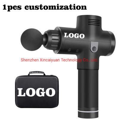 Massage Gun Quiet Deep Tissue Percussion Muscle Back Neck Head Hammer Massager Products 30 Speeds LCD Touch Screen