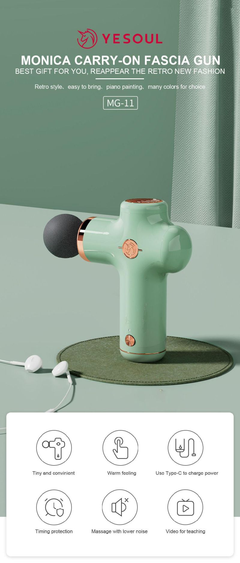 Massage Gun Therapy Massager Fascia Body Message Gun