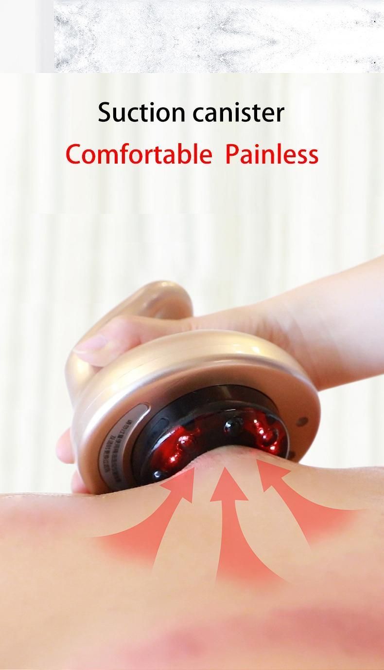 Electric Cordless Cellulite Cupping Scraping Guasha suction Massage Machine