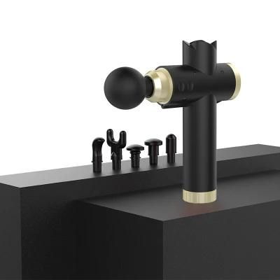 Double Heads Musle Fascial Deep Tissue Percussion Gun Mini Massager