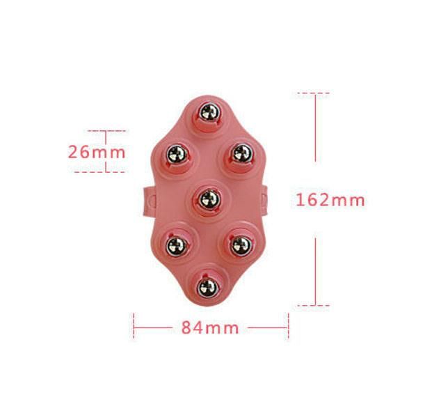 Seven Bead Massager Massage Meridian Brush Ball Massager Health Care Products with Magnetic
