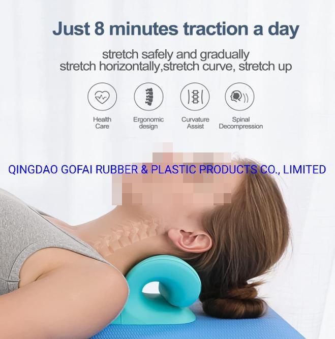 PU Foam Cervical Traction Device Neck and Shoulder Relaxer Pain Relief Cervical Spine Traction Pillow Massage Neck Chiropractic Pillow
