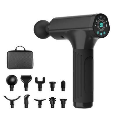 New Design 30 Speeds Handheld Deep Tissue Electric Muscle Massage Gun Therapy Cordless Muscle Massage Gun