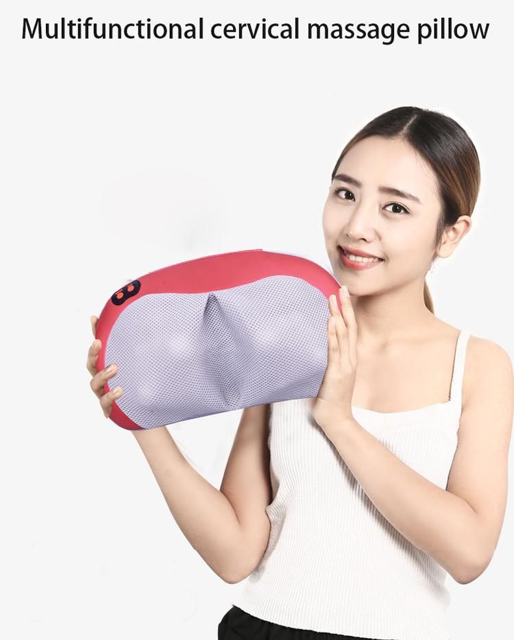 Electric Heated Head Massage Pillow Shiatsu Massager Pillow Car Pillow