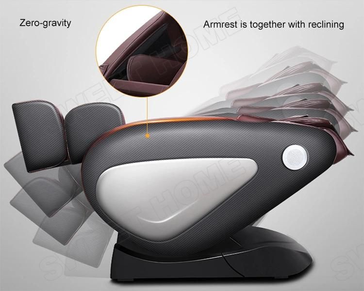 Electric Luxury Full Body Airbag Space Capsule 3D Zero Gravity Shiatsu Massage Chair