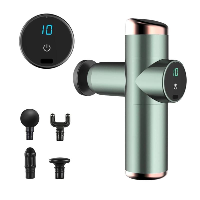 Mini Factory Muscle Deep Tissue Muscle Electric Percussive Wireless Massager Booster Heat Massage Gun