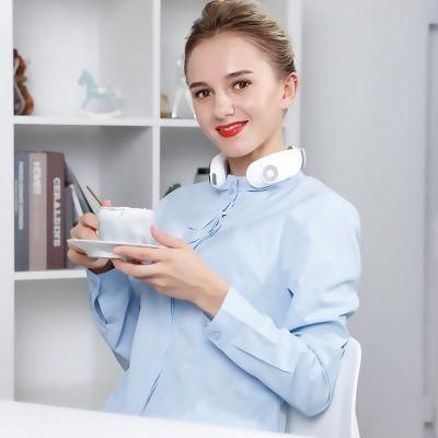 Hezheng Tens Electric Wireless Therapy Neck Massager Tool with Heat