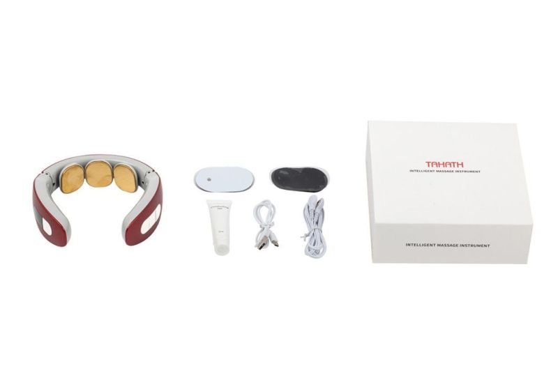 ABS/PC/Silicone Changing The Current Intensity Tahath Color Box /Brown Carton Back Massage Machine