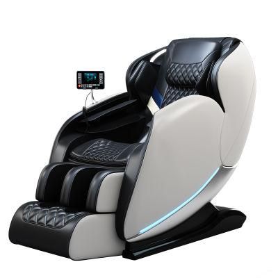 Home Office Cheap Price Full Body PU Leather Electric Small Heat Therapy Irest Recliner 3D SL Track Zero Gravity Massage Chair