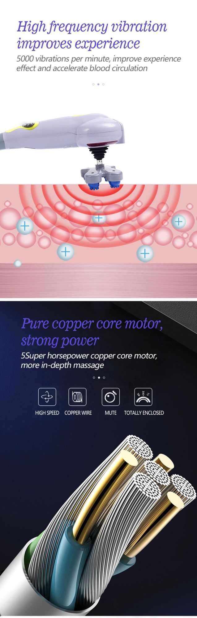 Best High Quality Mini Massager Infrared Handheld Massage Hammer