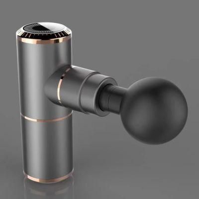 2021mini Massager New Arrival USB Charge LCD Display Portable Fascia Gun Wireless Mini Muscle Massage Gun Travel Size