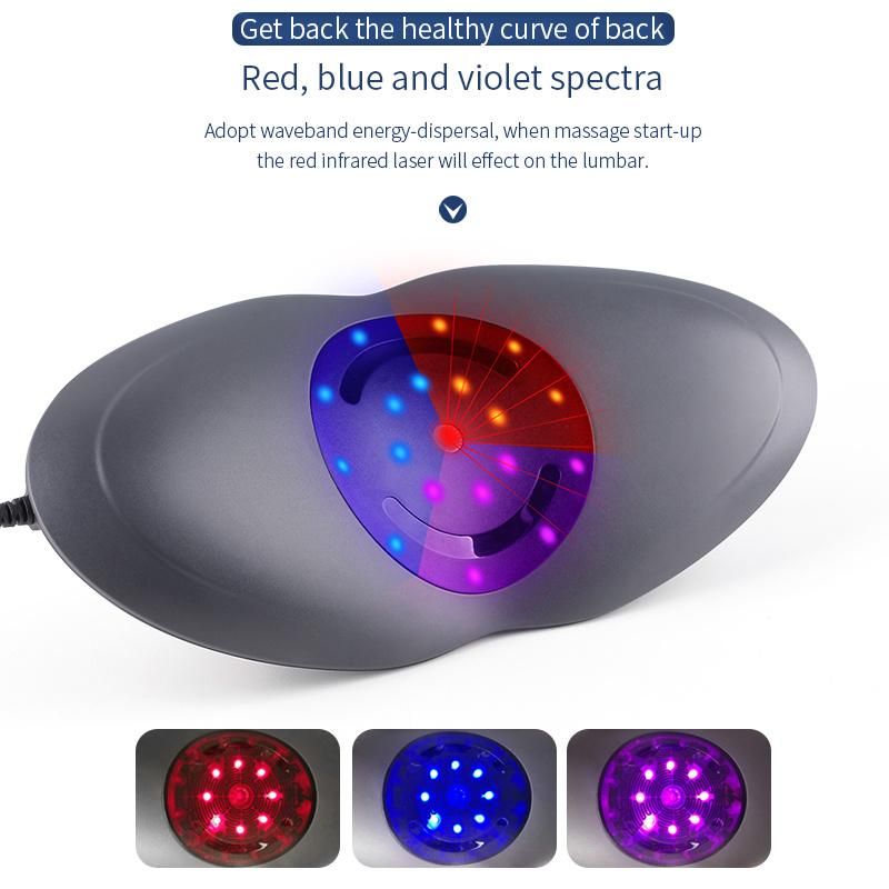 Massage Lumbar Vibration Heat Air Traction Massage Lower Back Lumbar Massager Traction Device