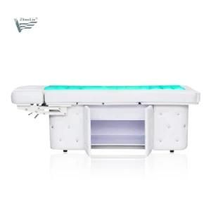 Wooden SPA Electric Facial Water Massage Chair with Cabinet (20D01)