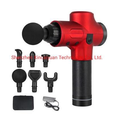 Powerful Massage Gun Sports Vibration Deep Tissue Percussion Full Body Fascia Muscle 30 Speeds LCD Screen Massager Products Wholesale