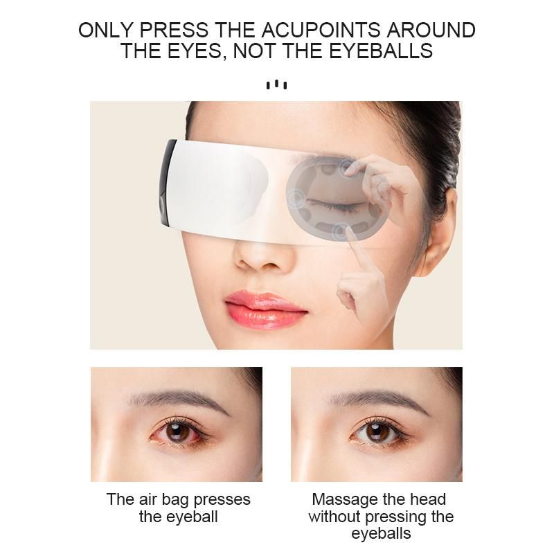 Chinese Factory Wholesale Electric Eye Massager Eye Care Massage Equipment Improve Sleep Relief Eye Fatigue Smart Eye Massager