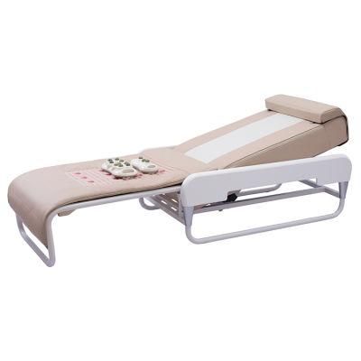 Popular Retractable Foldable Electric Full Body Massage Table Shiatsu V3 Jade Rollers Infrared Heat Massage Bed