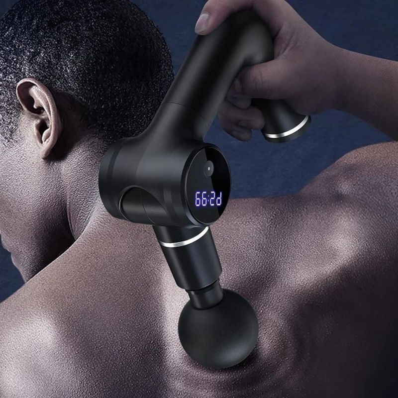 High Frequency Deep Tissue Massager Booster Muscle Body Muscle Relaxer Machine PRO Rotating Fascial Massage Gun