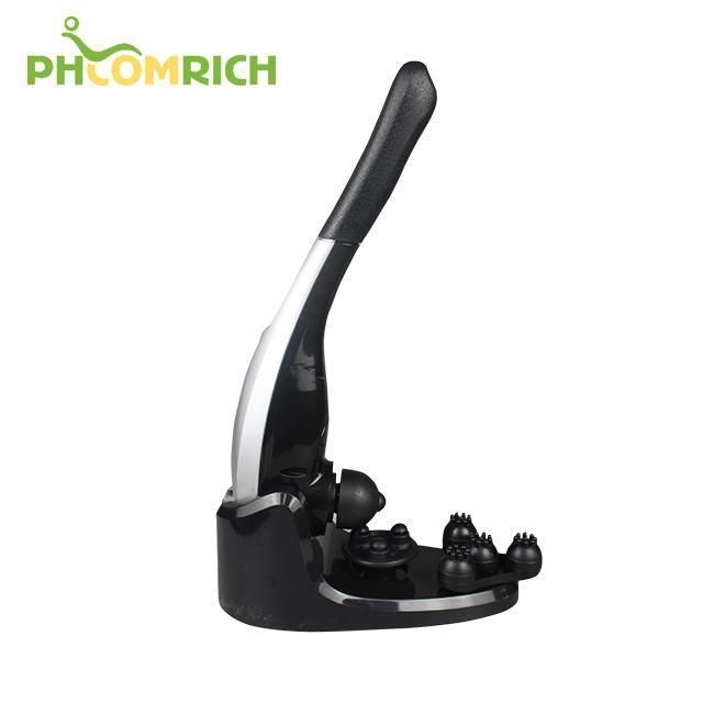 Handheld Back Massager - Percussion Massage with Heat, Deep Tissue Massager for Neck Shoulder Waist Leg Foot Back, Portable Wand Massager