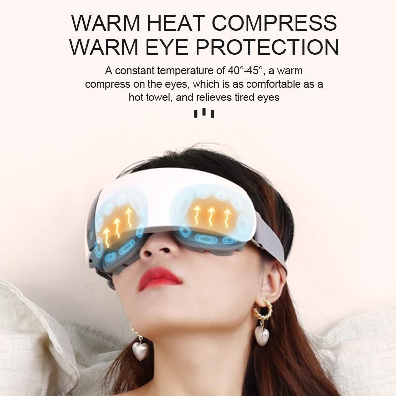 Chinese Factory Wholesale Electric Eye Massager Eye Care Massage Equipment Improve Sleep Relief Eye Fatigue Smart Eye Massager
