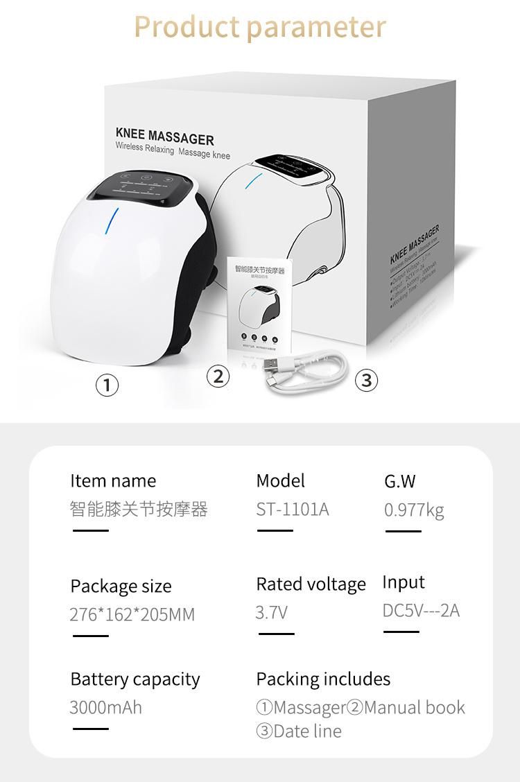 Residential Use Customized Tahath Carton 276*162*205mm China Sothing Shoes Massager