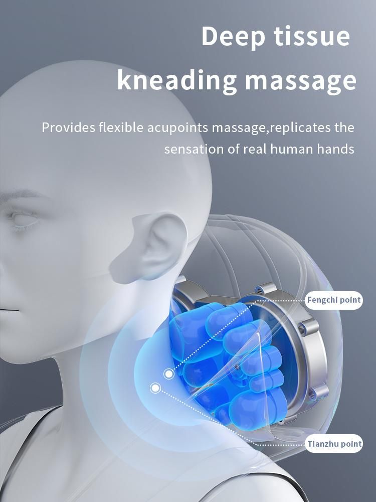 Professional Portable Intelligent Neck Massager Remote Control Neck Shoulder Massager