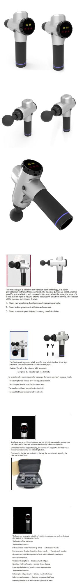 2022 Cordless Proffessional Muscle Fascia Massage Gun