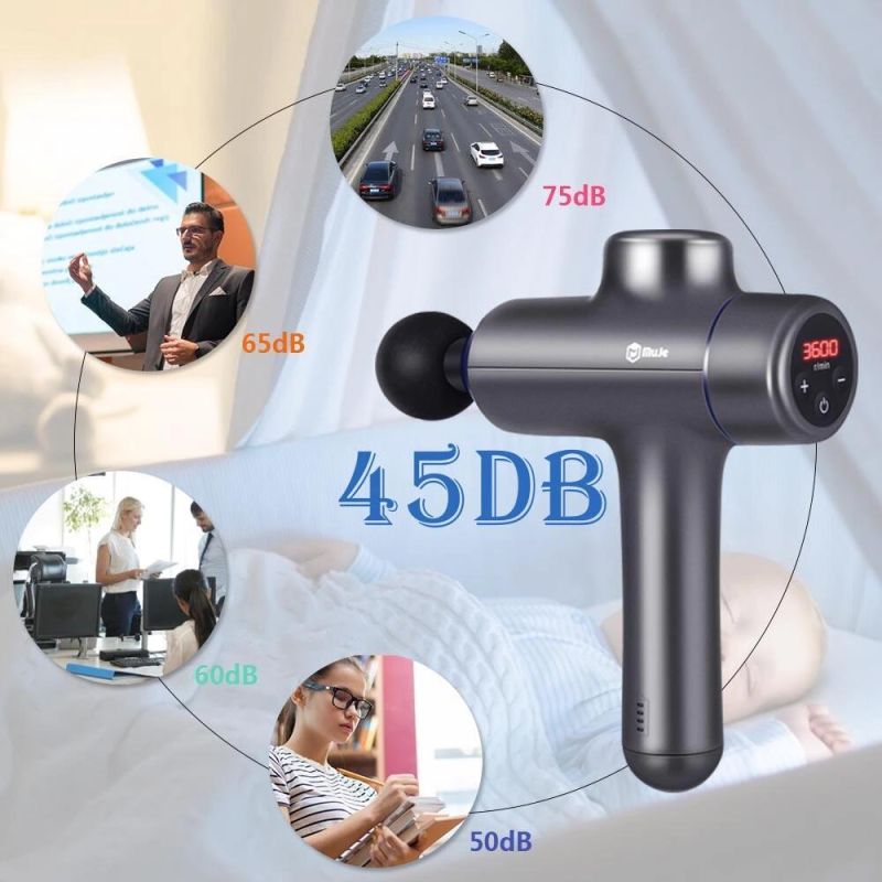 Best Percussion Massager Fascia Massager Gun with LCD Screen