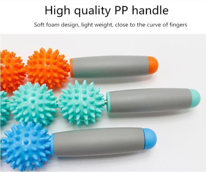Massage Stick Hedgehog Balls Muscle Roller Anti Cellulite Massager