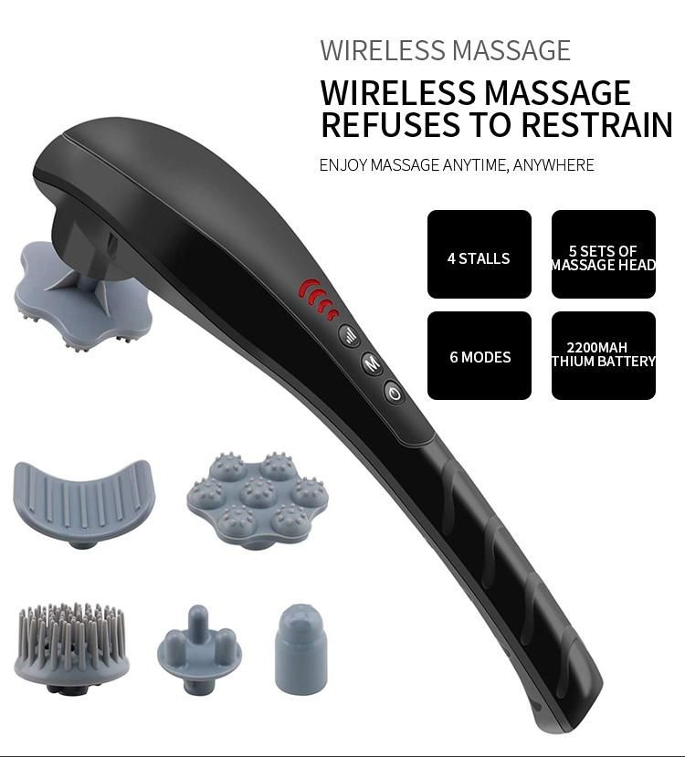 Electric Handheld Body Relaxing Massage Hammer Massager Wireless Booster Massage