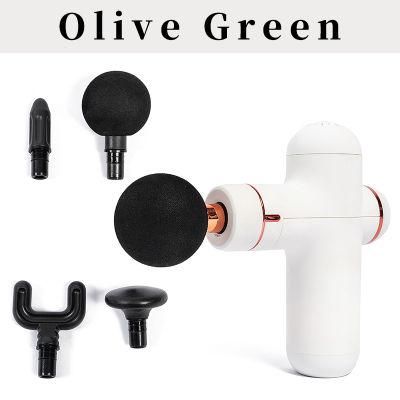 2021 Heat Body Deep Tissue Hand Held Mini Massage Gun Percussion 30 Speed Muscle Massage Gun