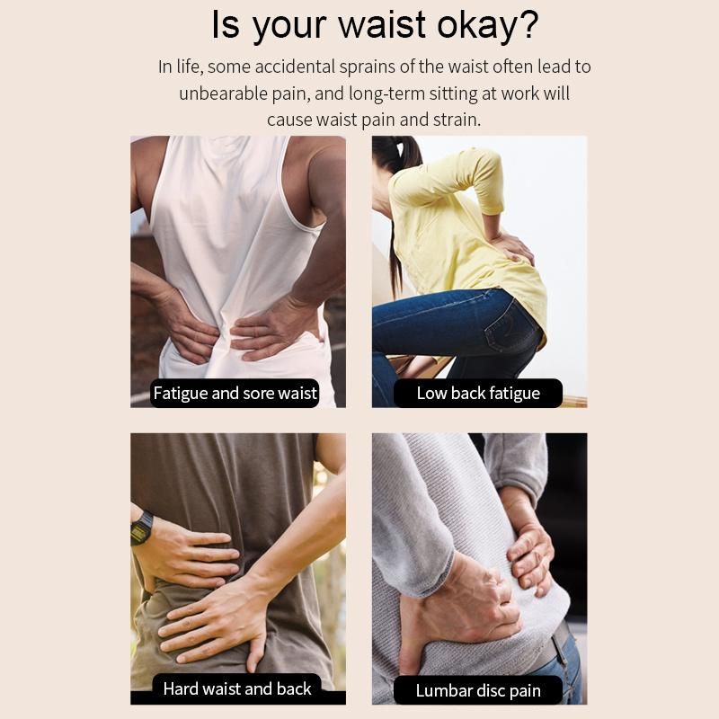 2022 New Arrival Wireless USB Rechargeable Smart Remote Control Lumbar Spine Massager