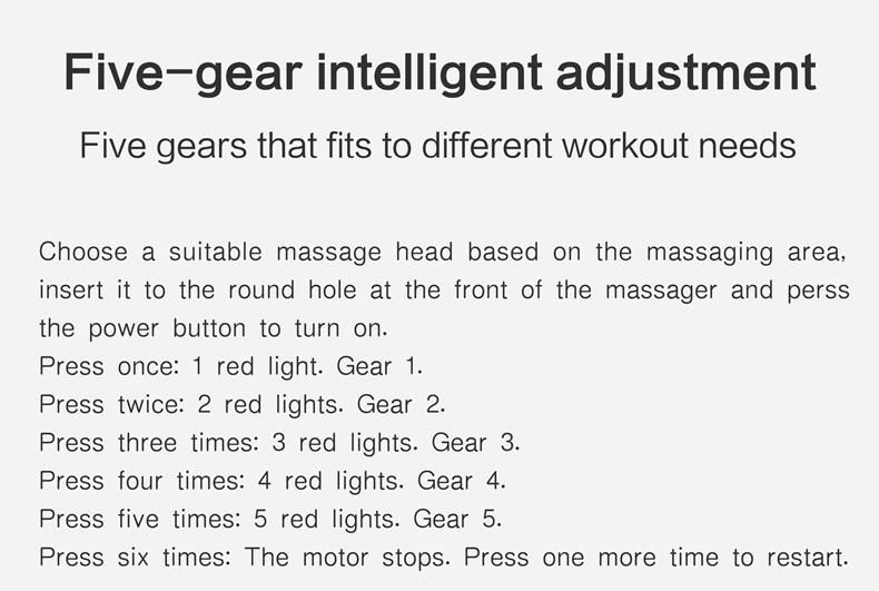 4 Head Handheld Portable Fascia Cordless Mini Massage Gun High Quality Electronics