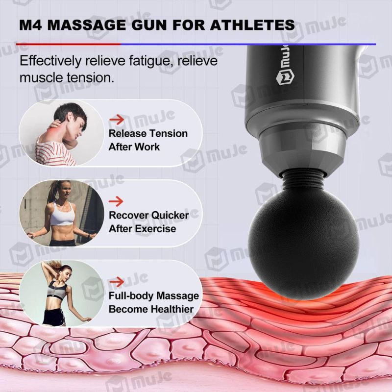 Health Care Deep Tissue Fascia Gun Massager with UL1647 Certificate