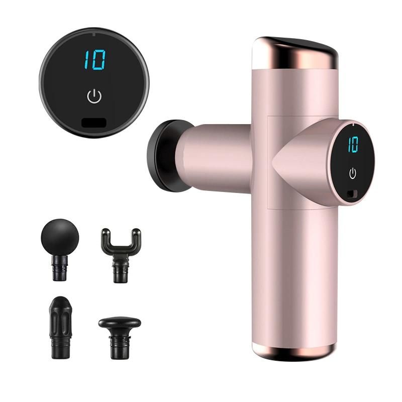 Mini Factory Muscle Deep Tissue Muscle Electric Percussive Wireless Massager Booster Heat Massage Gun
