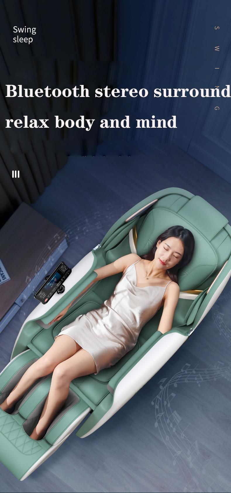 Sauron H450 SL Track Full Body Massage Chair with Thai Stretch, Zero Gravity