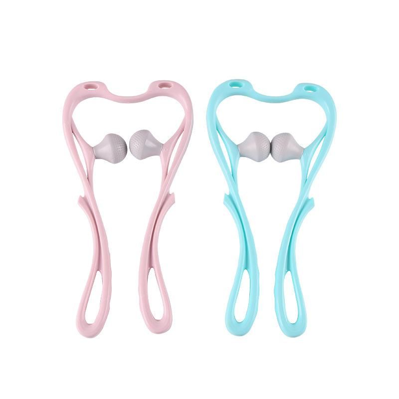 Multi-Function Manual U Shaped Plastic Hand-Hel Neck and Shoulder Massager Wyz15304