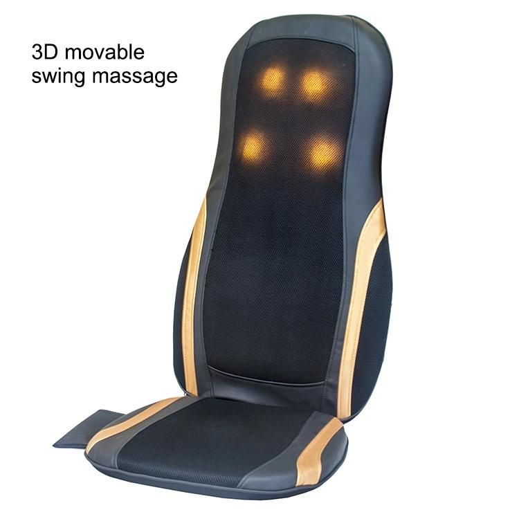 Budget Electric Full Body Shiatsu Kneading Massage Cushion 3D Swing Back Massage Mat for Car and Home