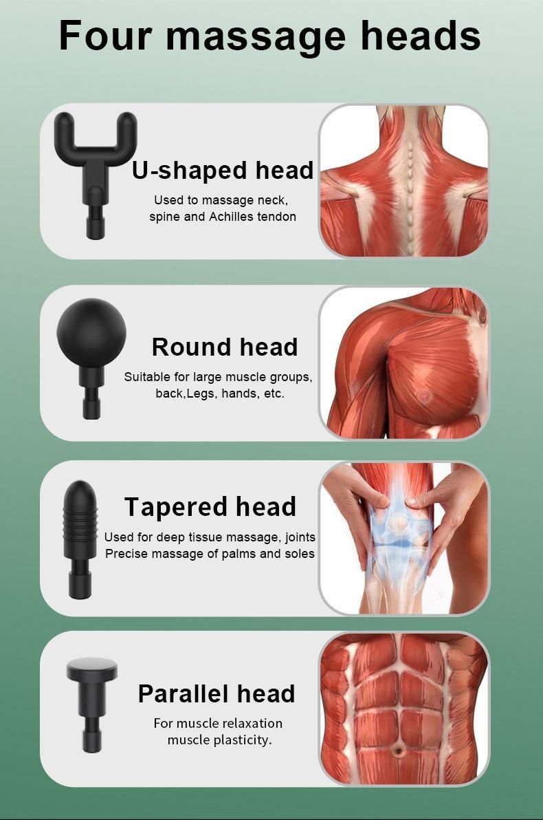 Youmay Factory Price Adjustable Massage Gun Mini Muscle Massage Gun Relax Deep Tissue Percussion Massager