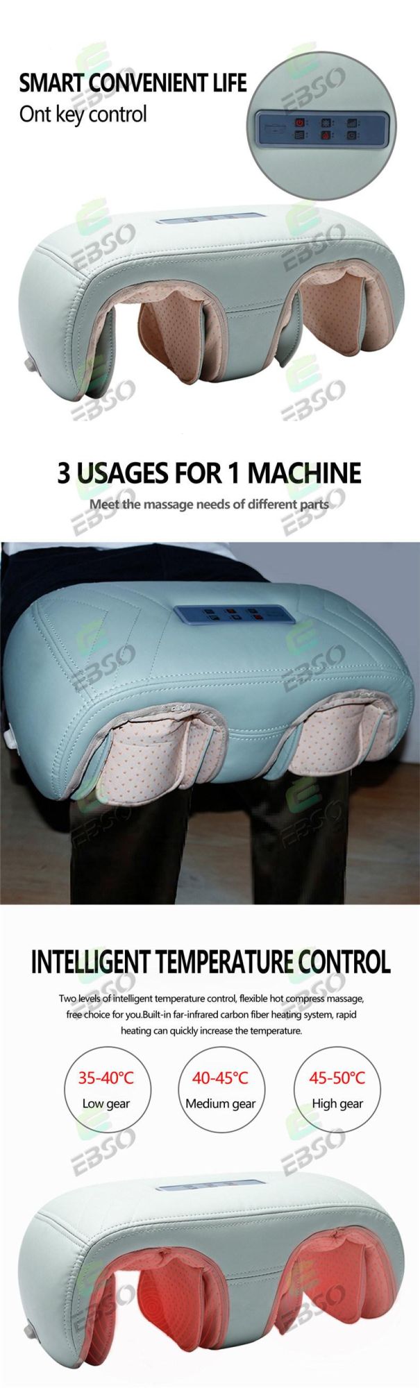 Knee Pain Relief Laser Physical Therapy Electric Knee Care Laser Massager Electric Double Knee Massager