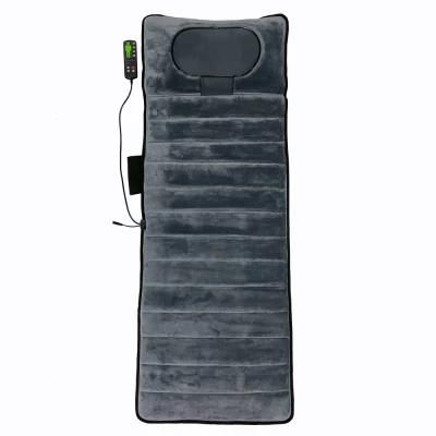 Restorative Full Body Thermal Kneading Vibrating Electric Massage Mattress Neck Back and Buttock Shiatsu Massage Cushion