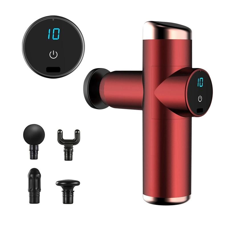 Mini Factory Muscle Deep Tissue Muscle Electric Percussive Wireless Massager Booster Heat Massage Gun