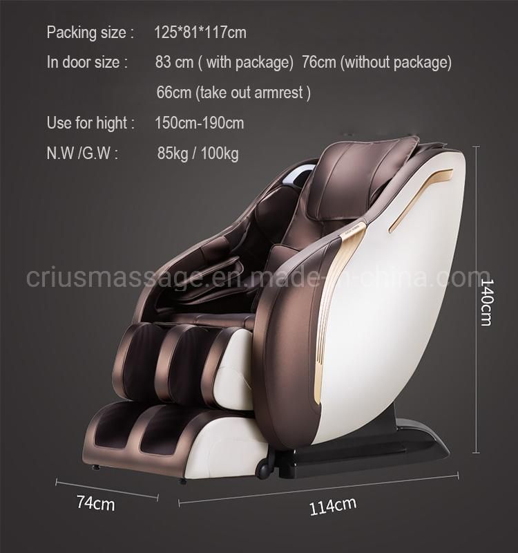 Latest Luxury Cheap 3D Zero Gravity Shiatsu Foot Massage Chair