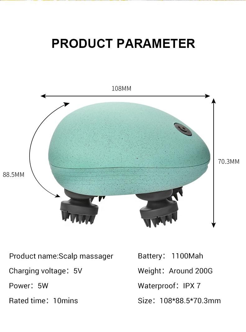 Customized Tahath Electric Carton 17.3*17.3*7.5cm China Massage Head Massager Hx701