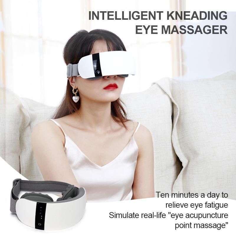 Chinese Factory Wholesale Electric Eye Massager Eye Care Massage Equipment Improve Sleep Relief Eye Fatigue Smart Eye Massager