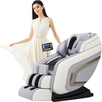 Display LCD Remote Control Luxury 8d Foot SPA Factory Price Kneading Shiatsu Blue-Tooth Full Body Massage Chair
