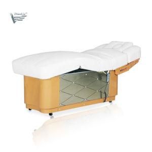 Professionl Beauty Bed Electrical 3 Motors Facial Bed Wooden SPA Chair Aesthetic Table (08D04-4)