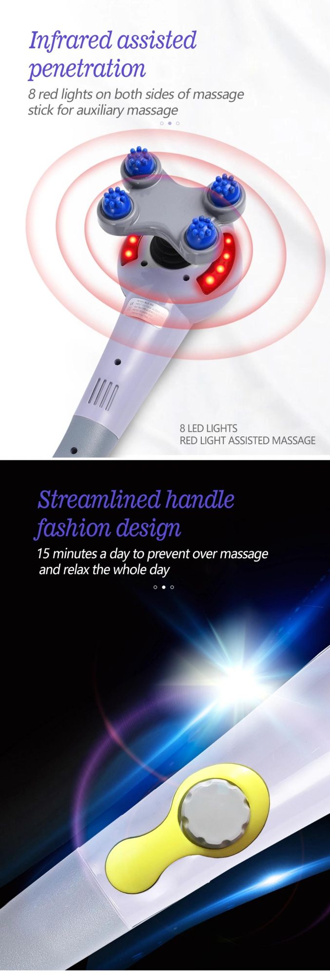 Best High Quality Mini Massager Infrared Handheld Massage Hammer