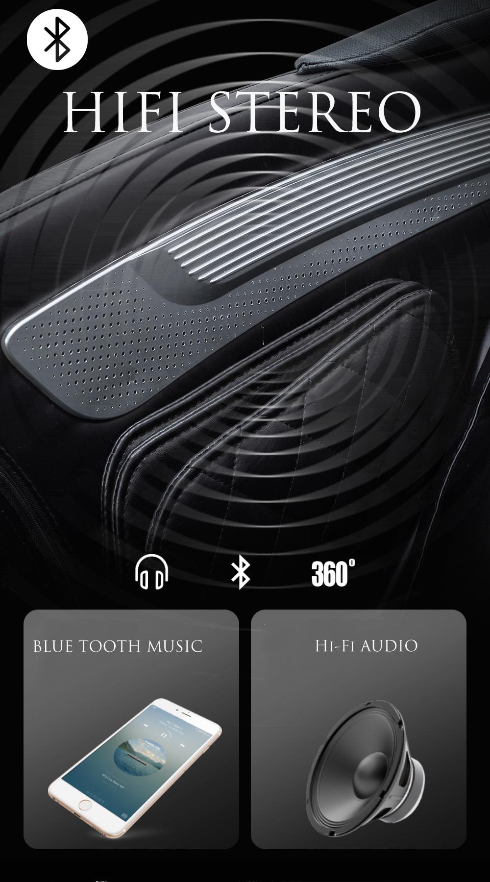 4D Full Body Massage Chair with Bluetooth Music